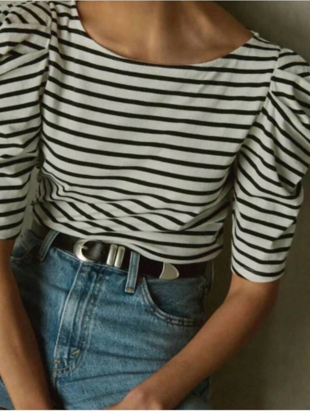NWOT Nation LTD Emery Boat Neck Top in Crosswalk Stripe Size XS - Picture 5 of 8